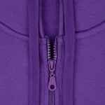 Толстовка на молнии с капюшоном SIVERGA HEAVY 2.0, фиолетовая, размер XS