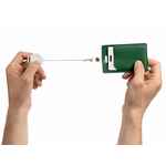 Ретрактор ATTACH NEW с ушком под ленту, белый