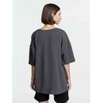 Футболка унисекс оверсайз CROSSTOWN, темно-серая, размер S