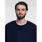 Футболка унисекс оверсайз CROSSTOWN, темно-синяя, размер S