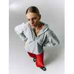 Анорак флисовый унисекс FLISKA, светло-серый, размер XS/S