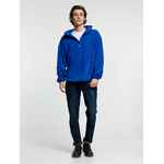 Анорак флисовый унисекс FLISKA, ярко-синий, размер M/L
