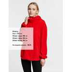 Анорак флисовый унисекс FLISKA, красный, размер XS/S