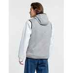 Жилет с капюшоном унисекс GOTLAND, серый, размер S