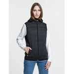 Жилет с капюшоном унисекс GOTLAND, черный, размер S