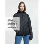 Куртка с капюшоном унисекс GOTLAND, черная, размер S