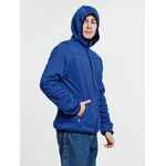 Куртка с капюшоном унисекс GOTLAND, синяя, размер S