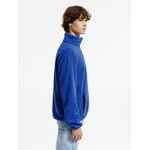 Куртка флисовая унисекс NESSE, синяя, размер M/L