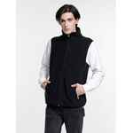 Жилет флисовый унисекс NESSE, черный, размер XS/S