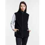 Жилет флисовый унисекс NESSE, черный, размер XS/S