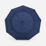 Складной зонт DOME DOUBLE с двойным куполом, темно-синий