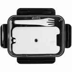 Ланчбокс CIBUS с аккумулятором холода, белый с черным