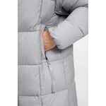 Пуховик унисекс KAPSULA, серый, размер M/L