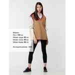 Жилет оверсайз унисекс CORNELL в сумке, бежевый, размер S/M