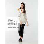 Жилет оверсайз унисекс CORNELL в сумке, молочно-белый, размер S/M