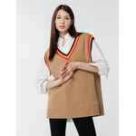 Жилет оверсайз унисекс CORNELL в сумке, бежевый, размер S/M
