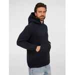 Худи унисекс оверсайз EASY STREET, темно-синее, размер XS/S