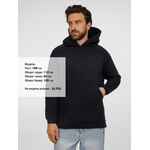 Худи унисекс оверсайз EASY STREET, темно-синее, размер XS/S