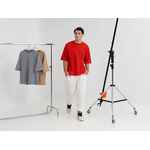 Футболка оверсайз унисекс KOSMOS 2.0, красная, размер M/L