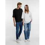 Футболка оверсайз унисекс BASE SPACE, белая, размер XS/S