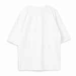 Футболка оверсайз унисекс BASE SPACE, белая, размер XS/S