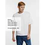 Футболка оверсайз унисекс BASE SPACE, белая, размер XS/S