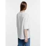 Футболка оверсайз унисекс BASE SPACE, белая, размер XS/S