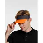 Козырек GRAND SLAM, темно-серый с оранжевым