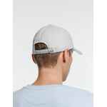 Бейсболка SPIKER, серая с белым