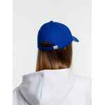 Бейсболка SPIKER, ярко-синяя с белым