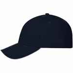 Бейсболка SPIKER, темно-синяя с белым