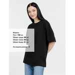 Футболка оверсайз унисекс BIG HAUL, черная, размер S