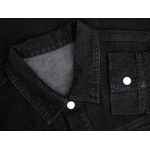 Куртка джинсовая O1, черная, размер M/L