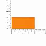 Лейбл тканевый EPSILON, XXS, оранжевый неон