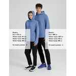 Худи унисекс BEGI, синее, размер XS