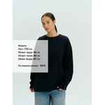 Свитшот оверсайз унисекс OMNIFIT, черный, размер XS/S