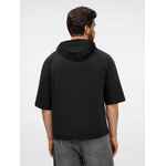 Футболка оверсайз унисекс с капюшоном NEOFIT, черная, размер XS/S