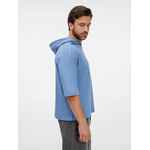 Футболка оверсайз унисекс с капюшоном NEOFIT, синяя, размер XS/S