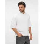 Футболка оверсайз унисекс с капюшоном NEOFIT, молочно-белая, размер XS/S