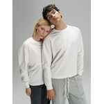 Свитшот унисекс VOZDUH, молочно-белый, размер XS/S