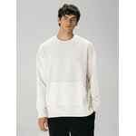 Свитшот оверсайз унисекс VOZDUH, молочно-белый, размер XS/S