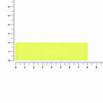 Лейбл из ПВХ DZETA, S, желтый неон