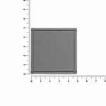 Лейбл из ПВХ DZETA, L, серый