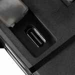 Налобный фонарик аккумуляторный ALNES, черный