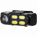 Налобный фонарик аккумуляторный ALNES, черный