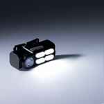 Налобный фонарик аккумуляторный ALNES, черный