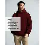 Худи KULONGA OVERSIZE, бордовое, размер 3XL/4XL