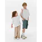 Футболка детская оверсайз TEEZER, белая, 6 лет