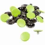 Кнопка CLAVIS, M, желтый неон