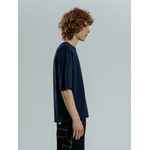Футболка оверсайз унисекс BASE SPACE, темно-синяя, размер XS/S